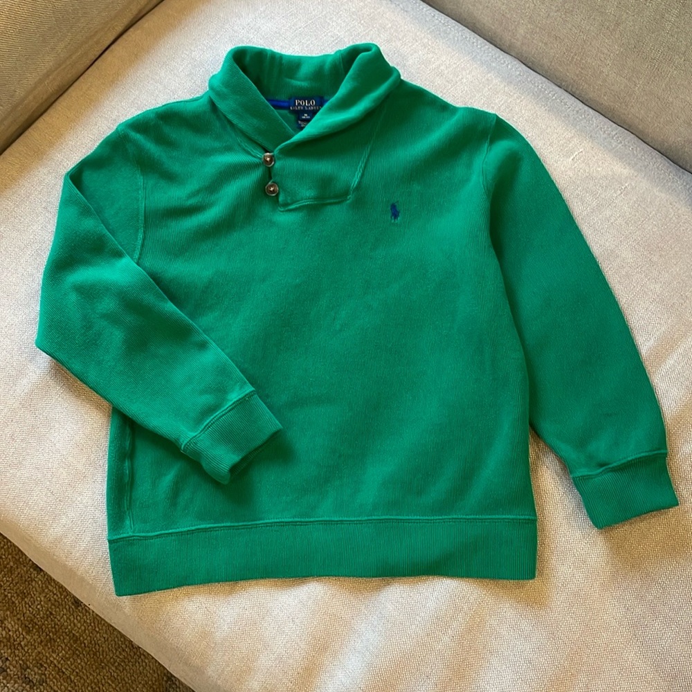 Ralph Lauren, cotton green boys pullover